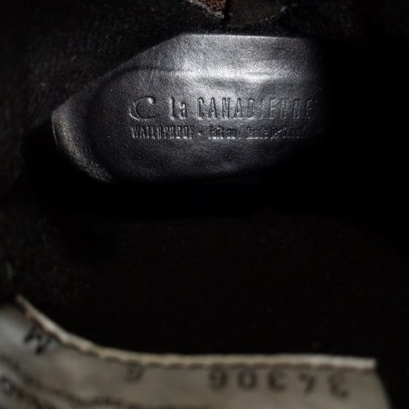 La CANADIENNE Brown Lace Up Boots - Picture 6 of 9